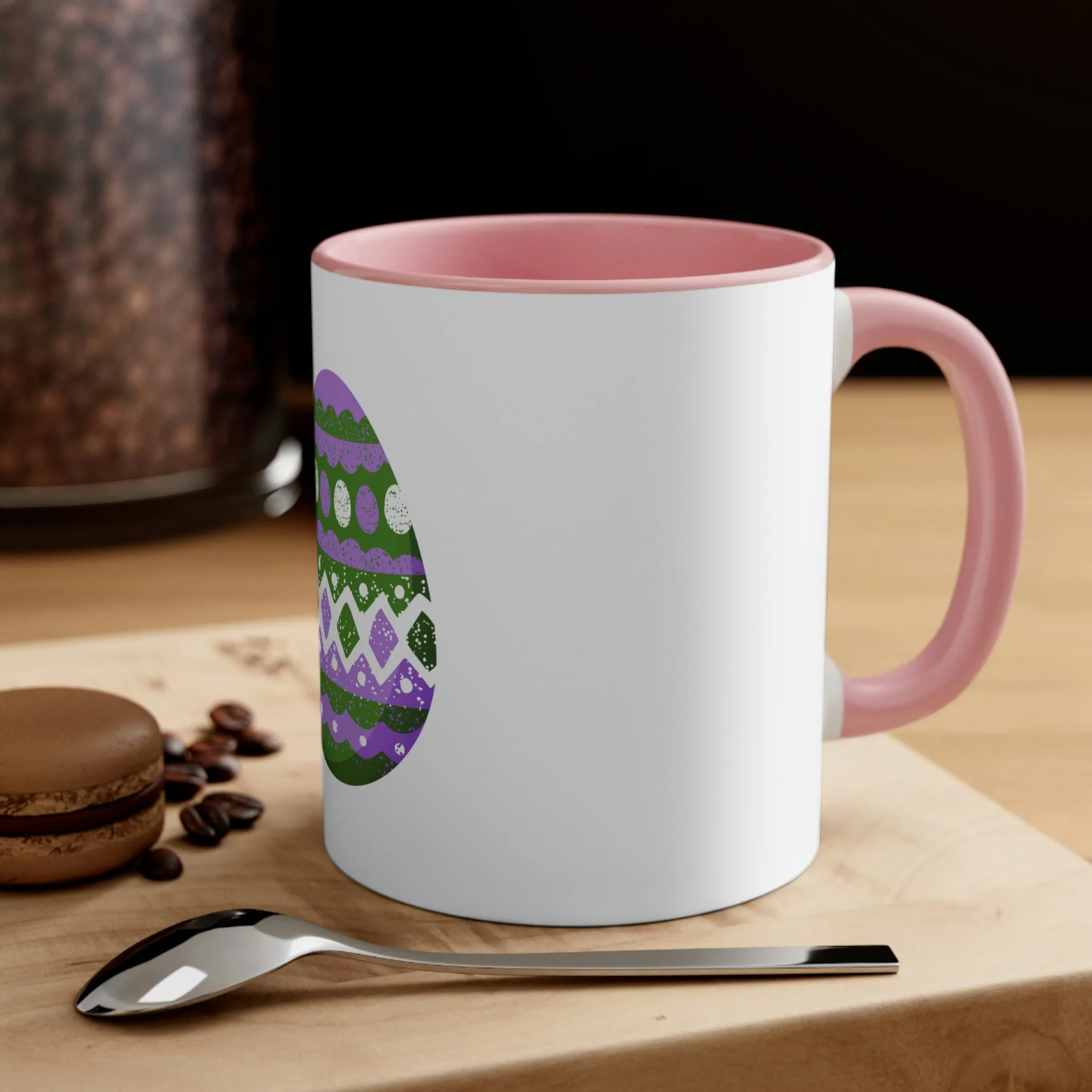 Genderqueer Flag Accent Coffee Mug Easter Festival - Easter Egg