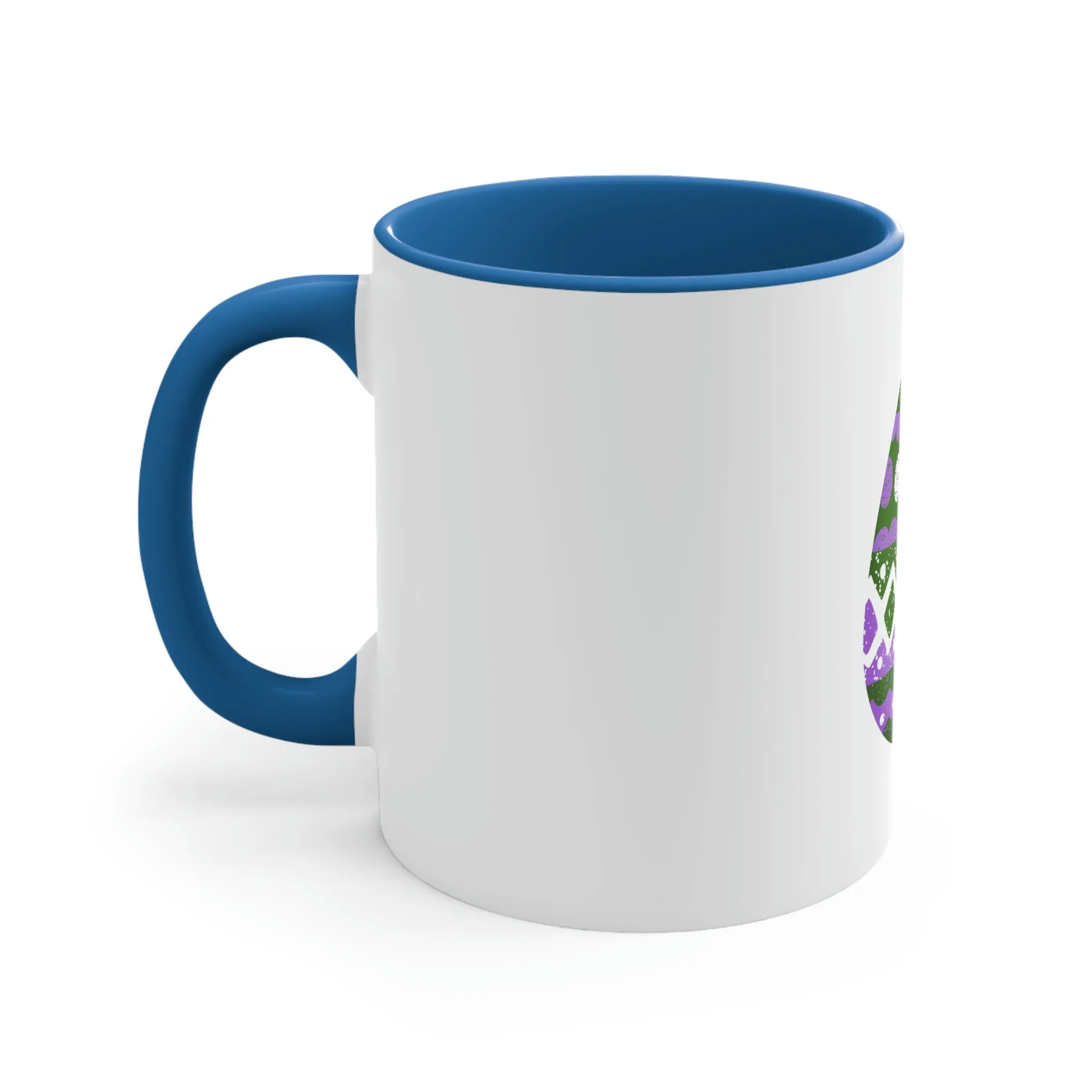 Genderqueer Flag Accent Coffee Mug Easter Festival - Easter Egg