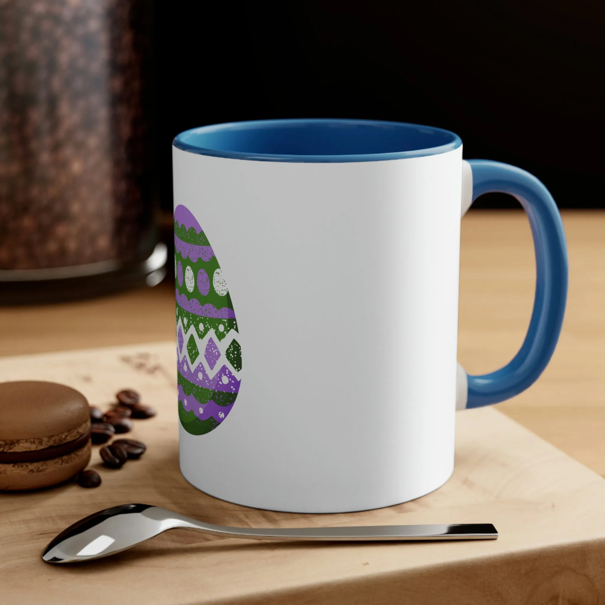 Genderqueer Flag Accent Coffee Mug Easter Festival - Easter Egg