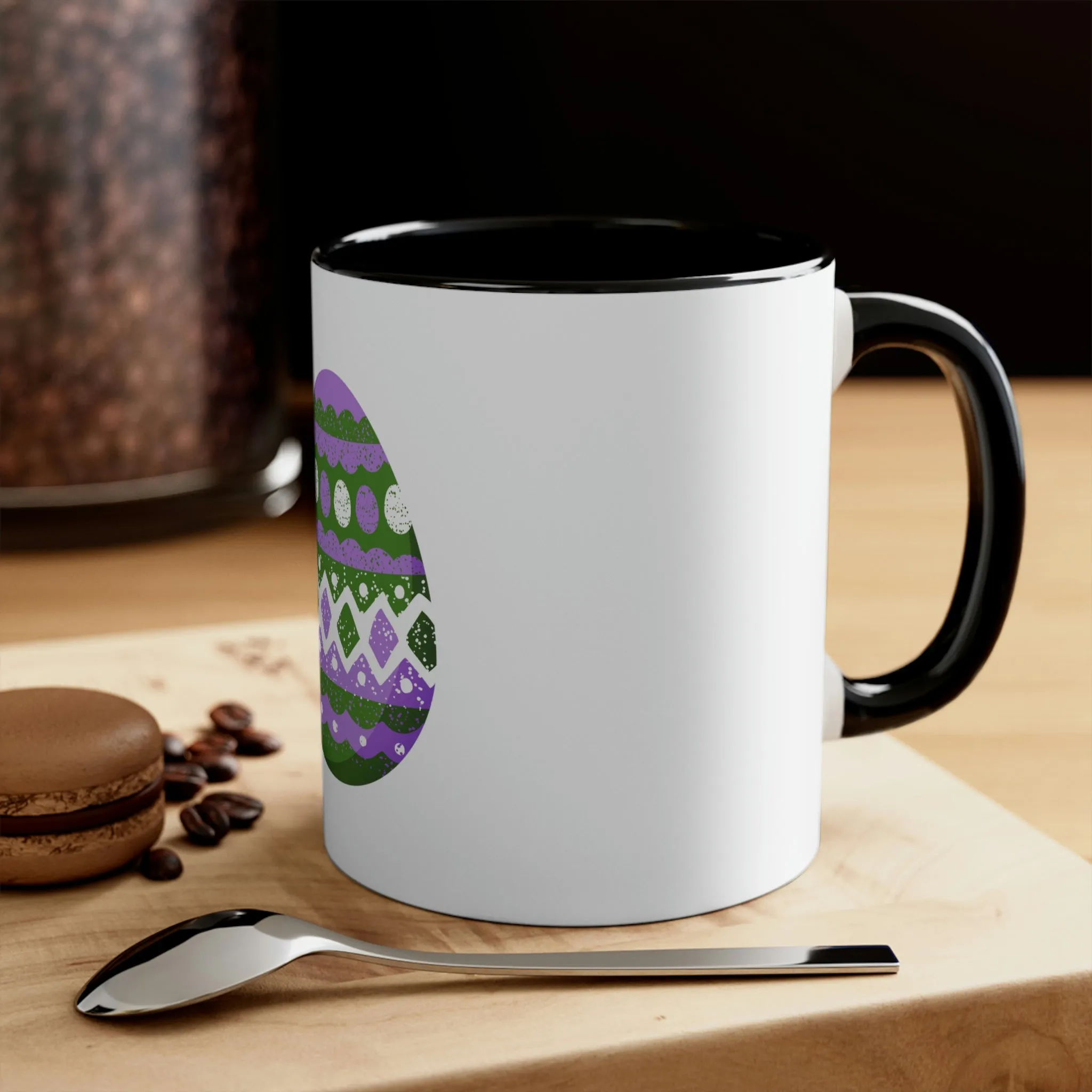 Genderqueer Flag Accent Coffee Mug Easter Festival - Easter Egg