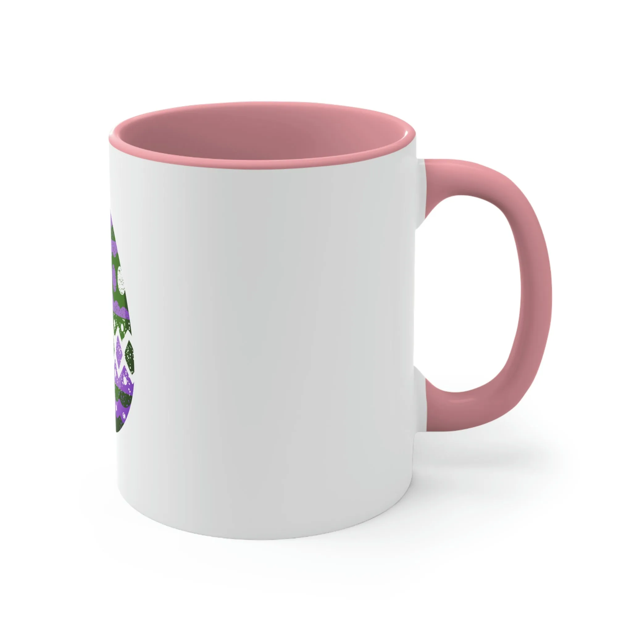 Genderqueer Flag Accent Coffee Mug Easter Festival - Easter Egg