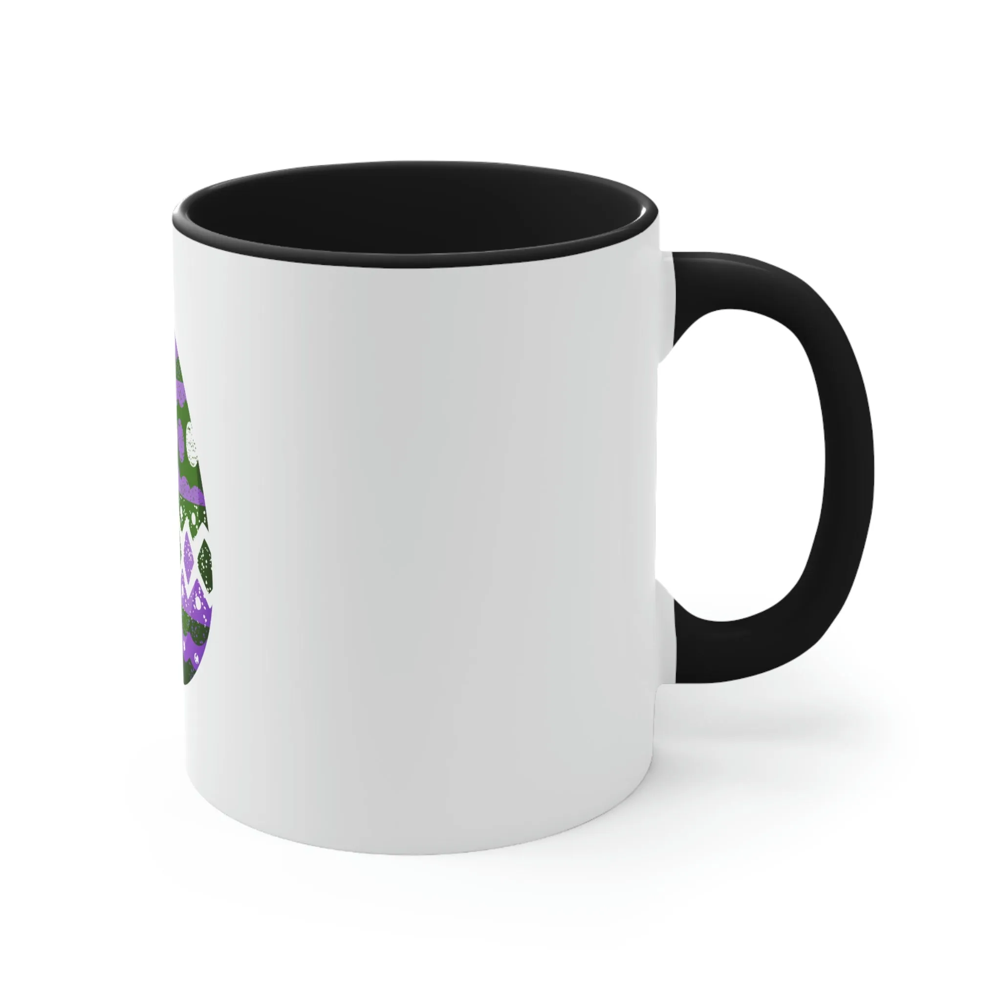 Genderqueer Flag Accent Coffee Mug Easter Festival - Easter Egg