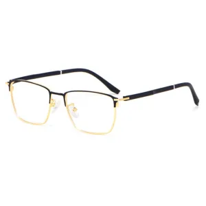 Hotony Unisex Full Rim Square Alloy Frame Eyeglasses 3007