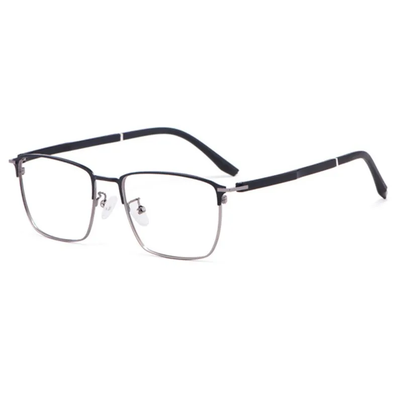 Hotony Unisex Full Rim Square Alloy Frame Eyeglasses 3007