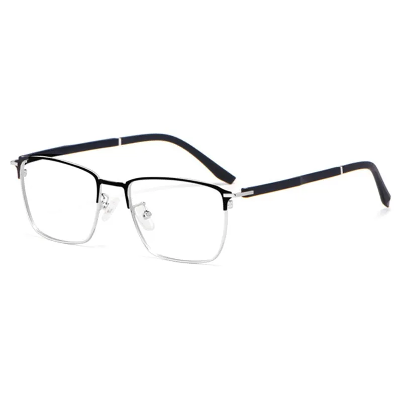 Hotony Unisex Full Rim Square Alloy Frame Eyeglasses 3007