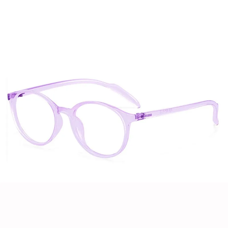 Hotony Women's Full Rim Round TR 90 Resin Frame Eyeglasses 1026