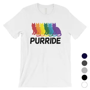 LGBT Purride Rainbow Cats Mens Shirt