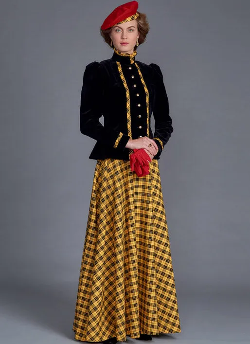 M8077 Misses' Historical Jacket & Skirt