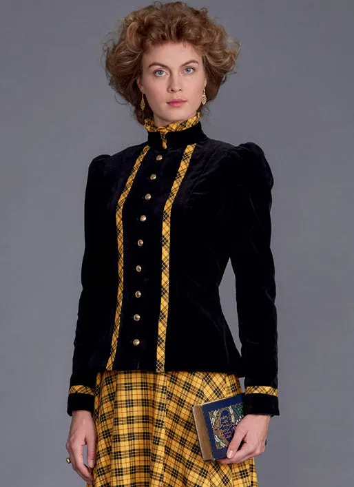 M8077 Misses' Historical Jacket & Skirt