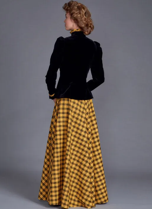 M8077 Misses' Historical Jacket & Skirt