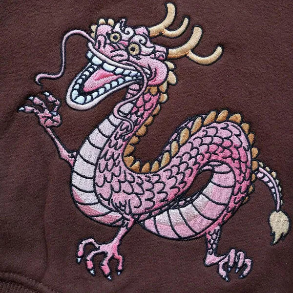 Oden x Momonosuke Dragon "Father & Son Samurai Legacy" Embroidered Hoodie