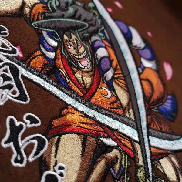 Oden x Momonosuke Dragon "Father & Son Samurai Legacy" Embroidered Hoodie