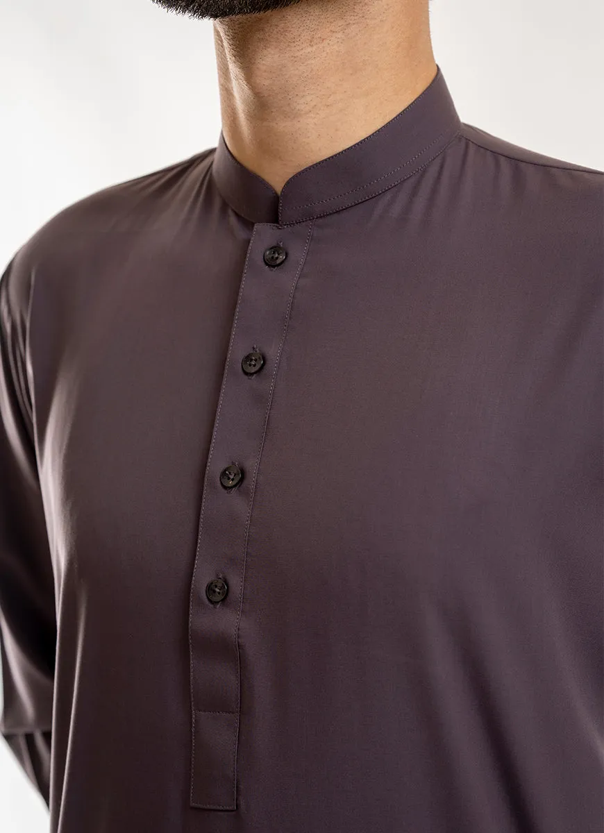 Purple Plain Delta Wash N Wear Shalwar Kameez Suit