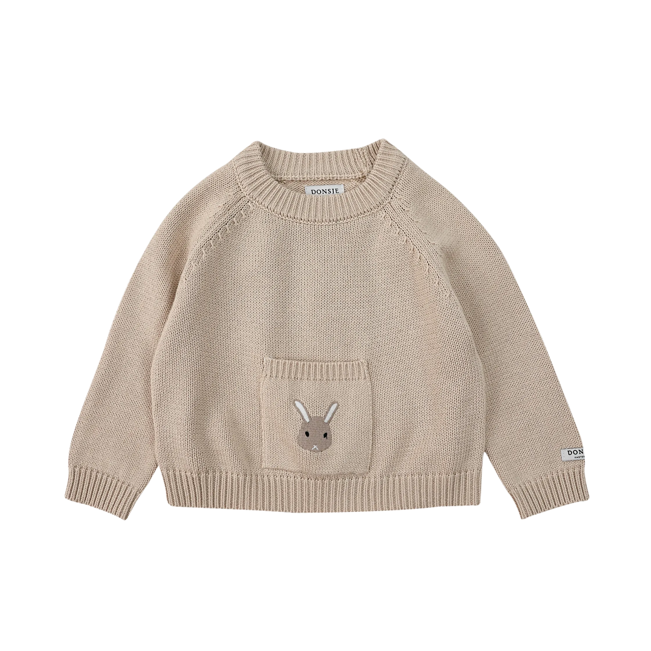 Qoeke Sweater | Bunny | Macaroon