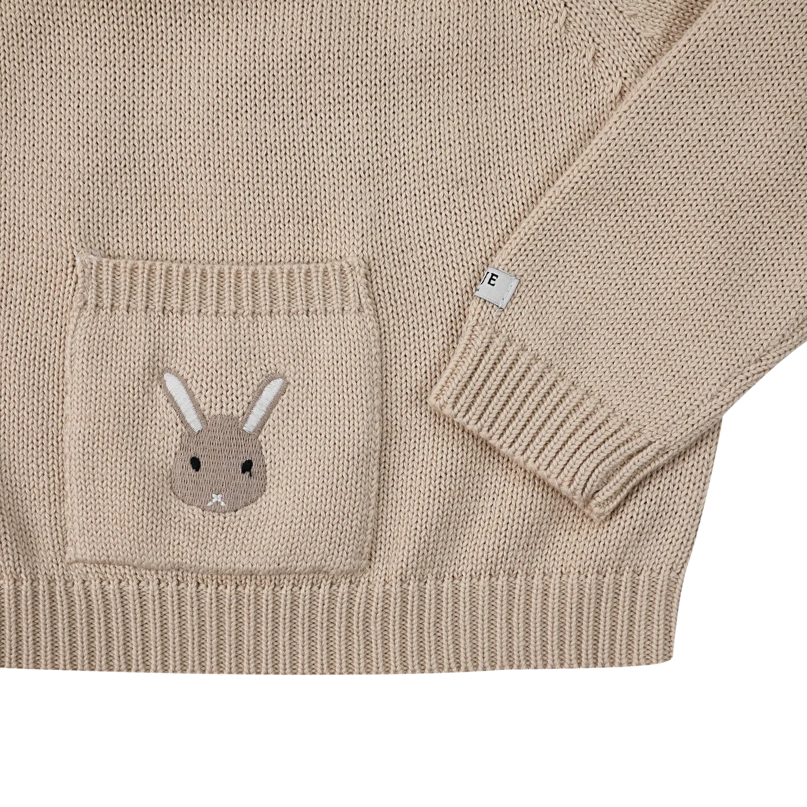 Qoeke Sweater | Bunny | Macaroon