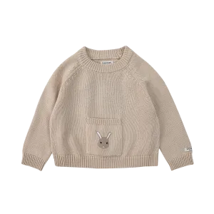 Qoeke Sweater | Bunny | Macaroon