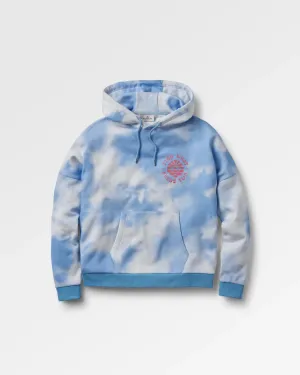 Rediscover Printed Hoodie - Tie Dye Cornflower