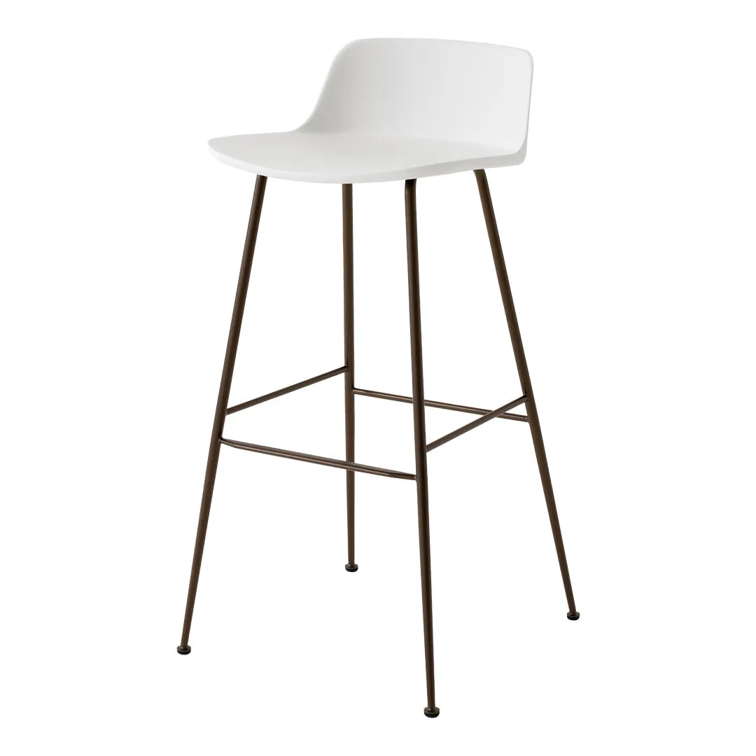 Rely HW86 Low Back Bar Stool - Tube Base