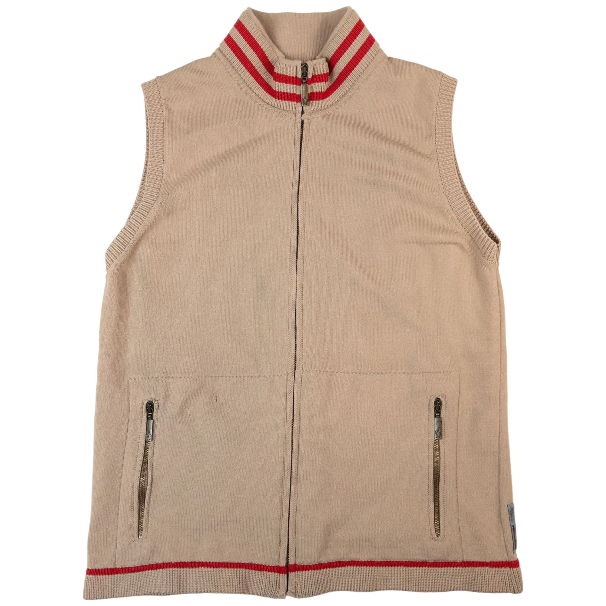 Vintage Moncler Zip Up Vest Top Women's Size M