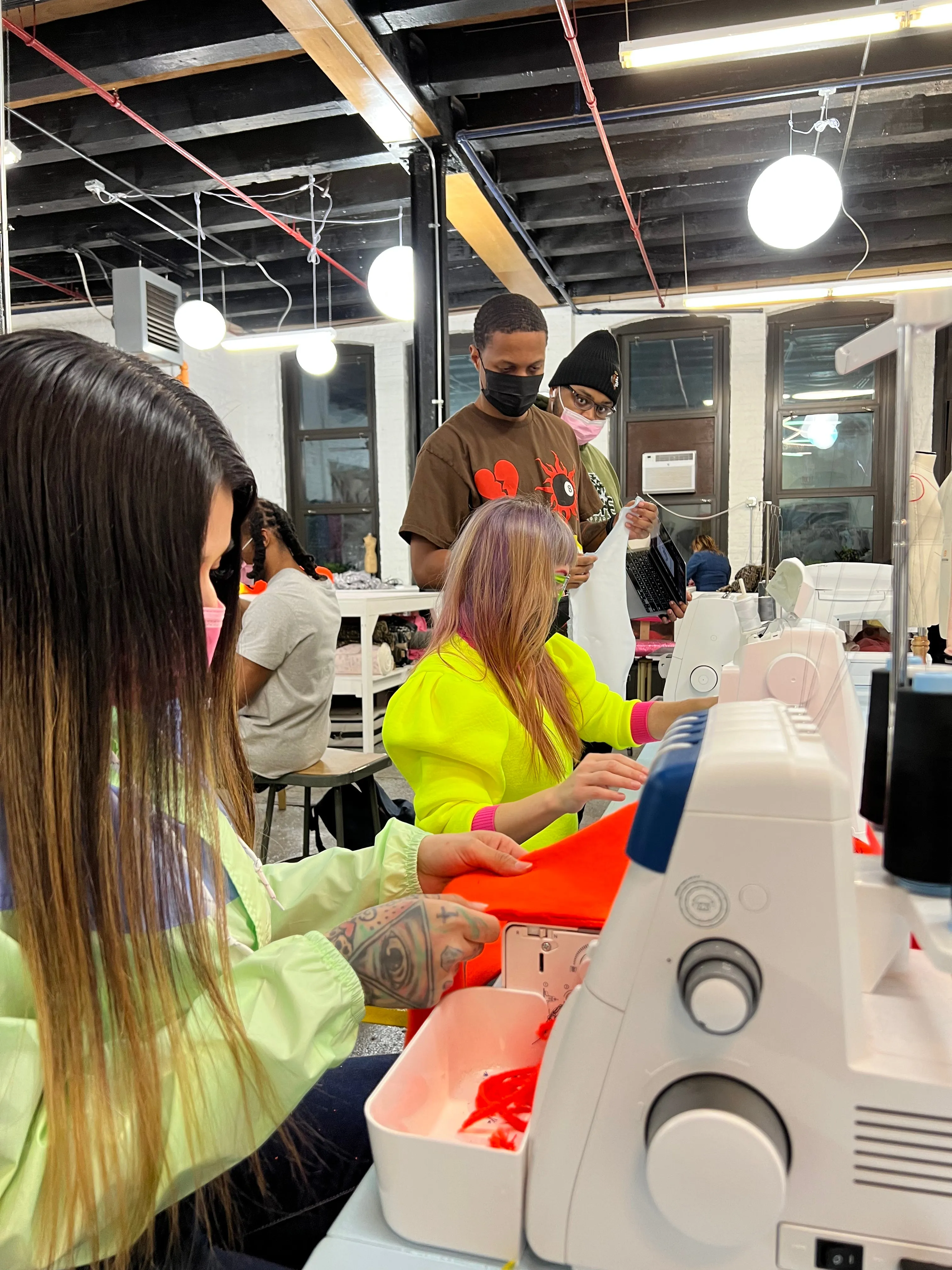 Winter streetwear sewing class