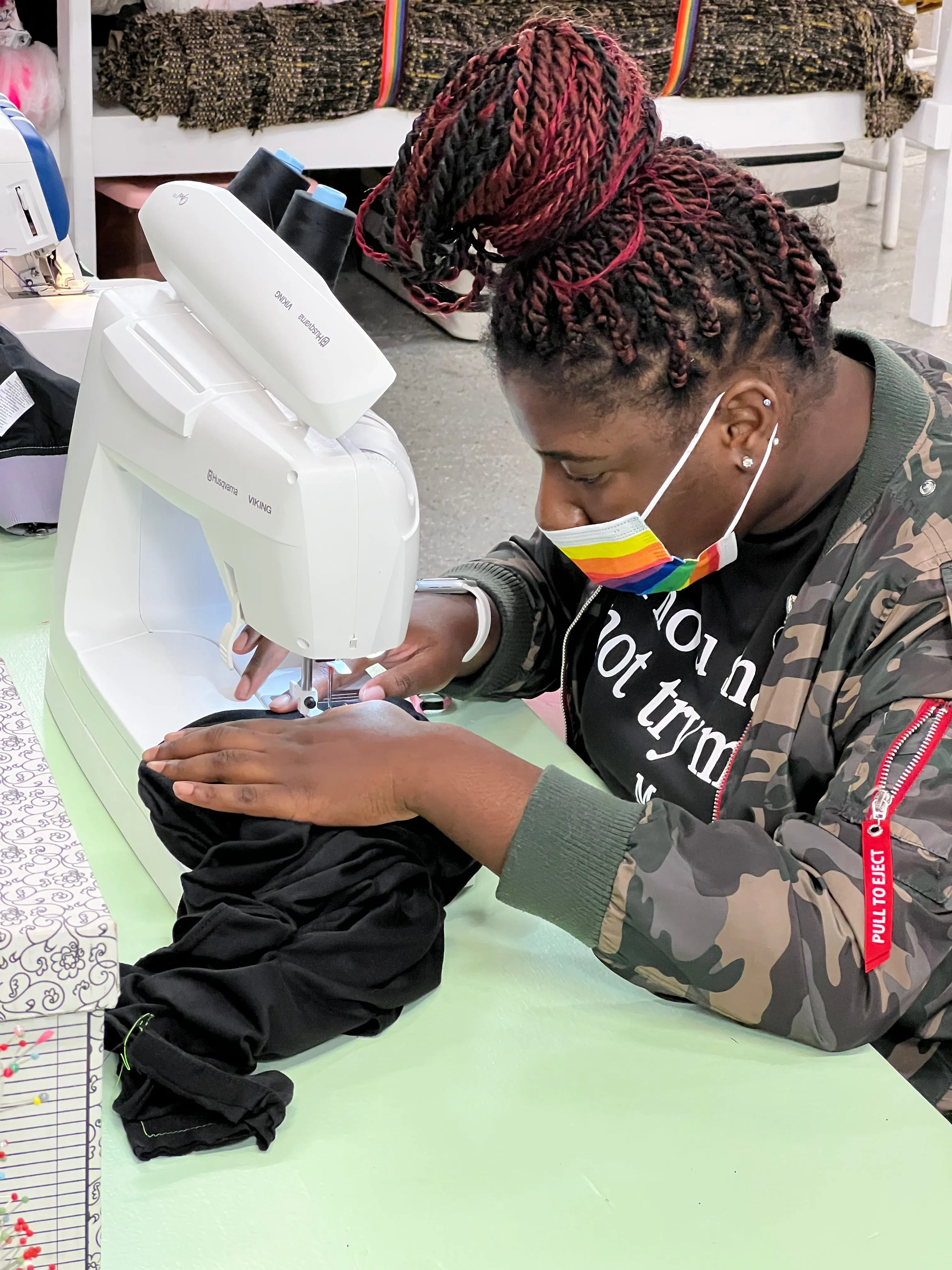 Winter streetwear sewing class