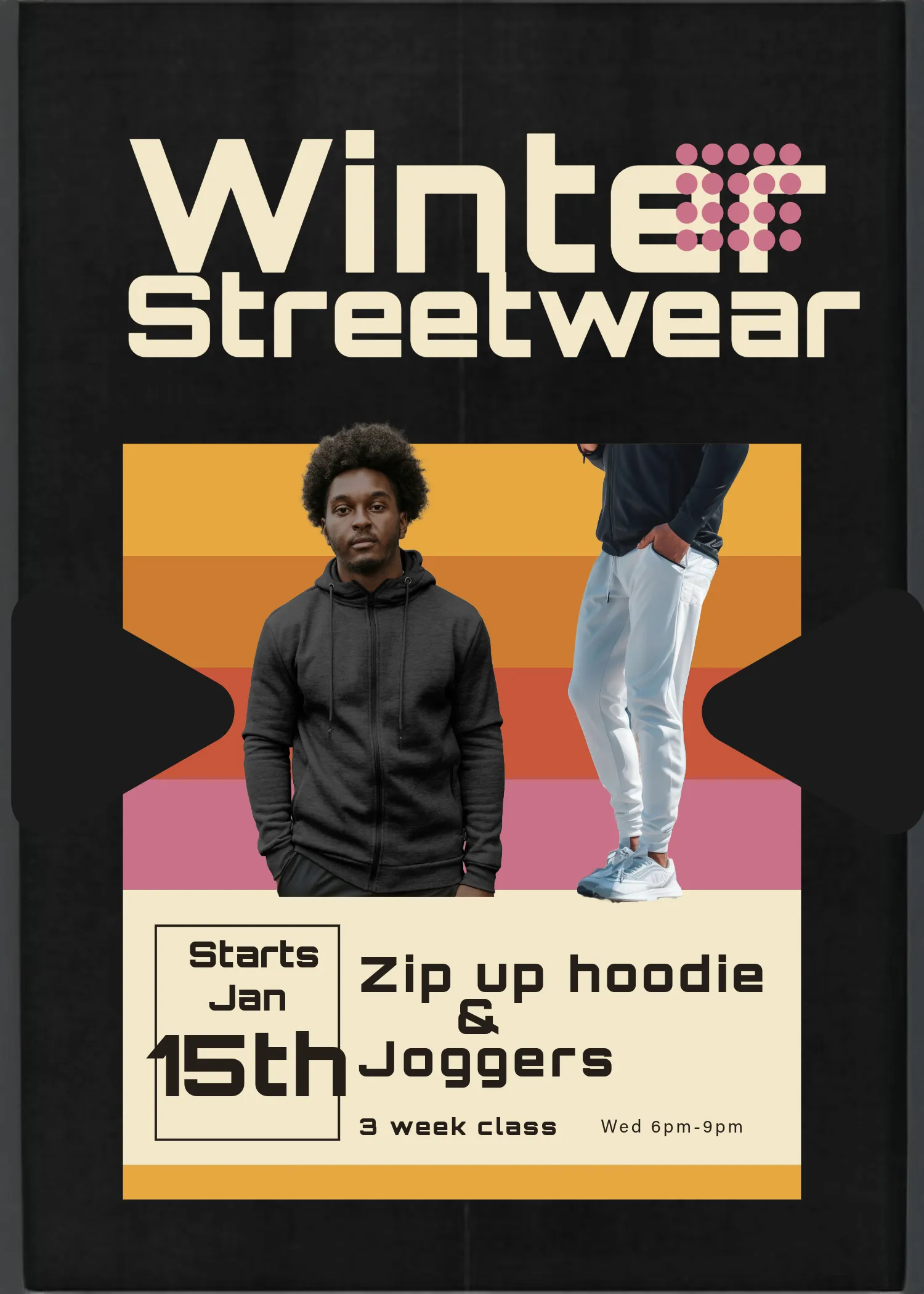 Winter streetwear sewing class