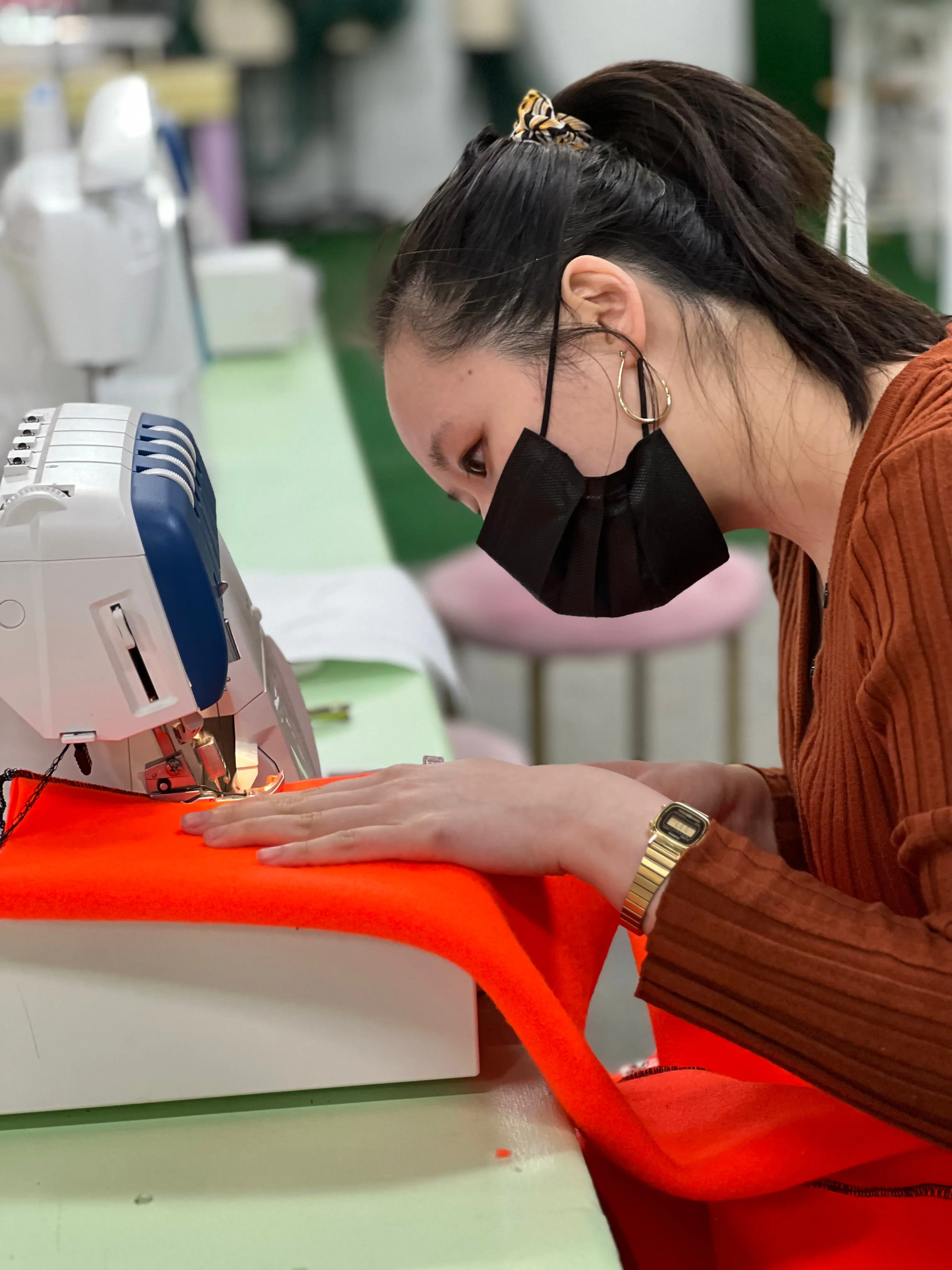 Winter streetwear sewing class