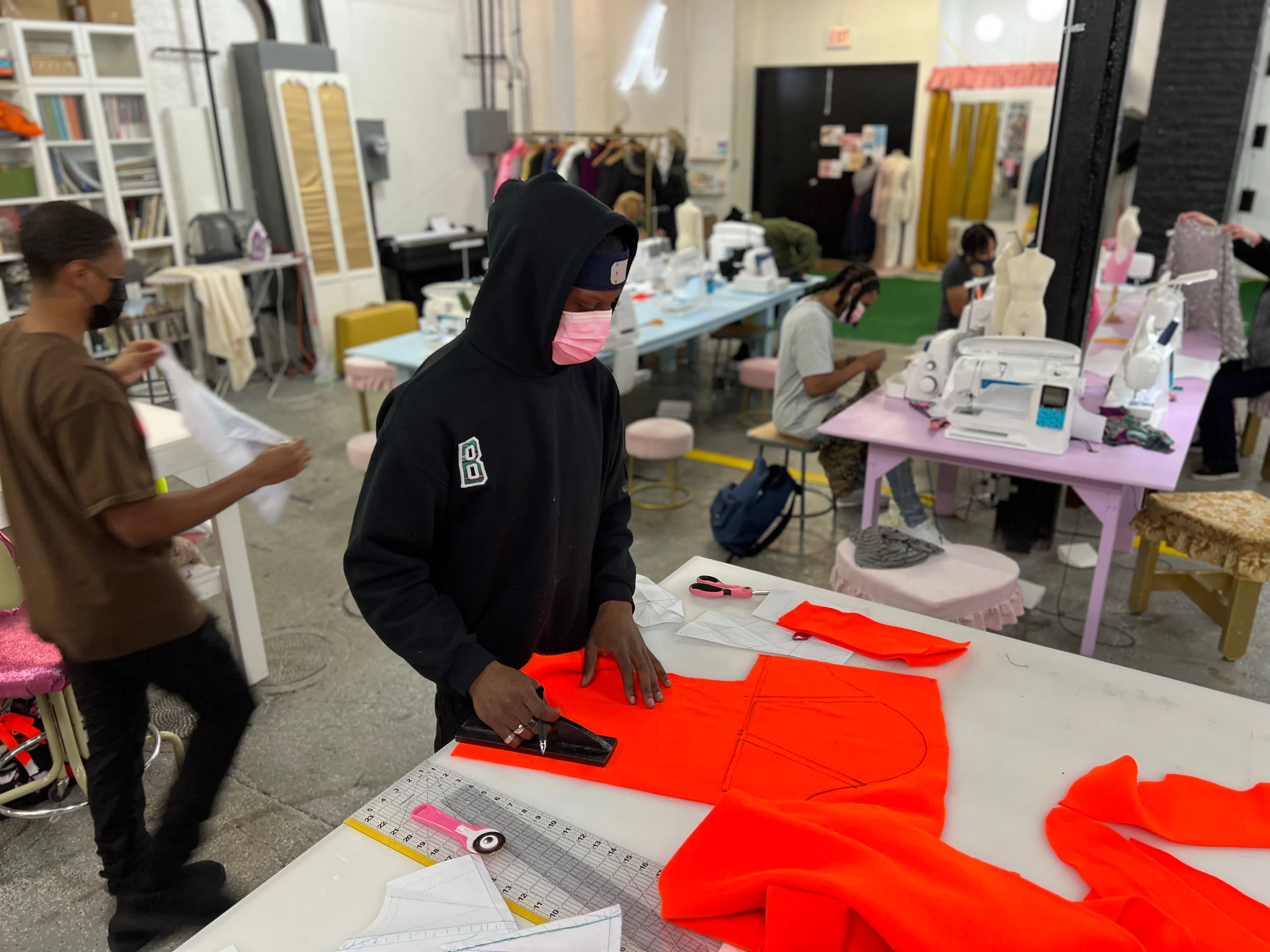 Winter streetwear sewing class