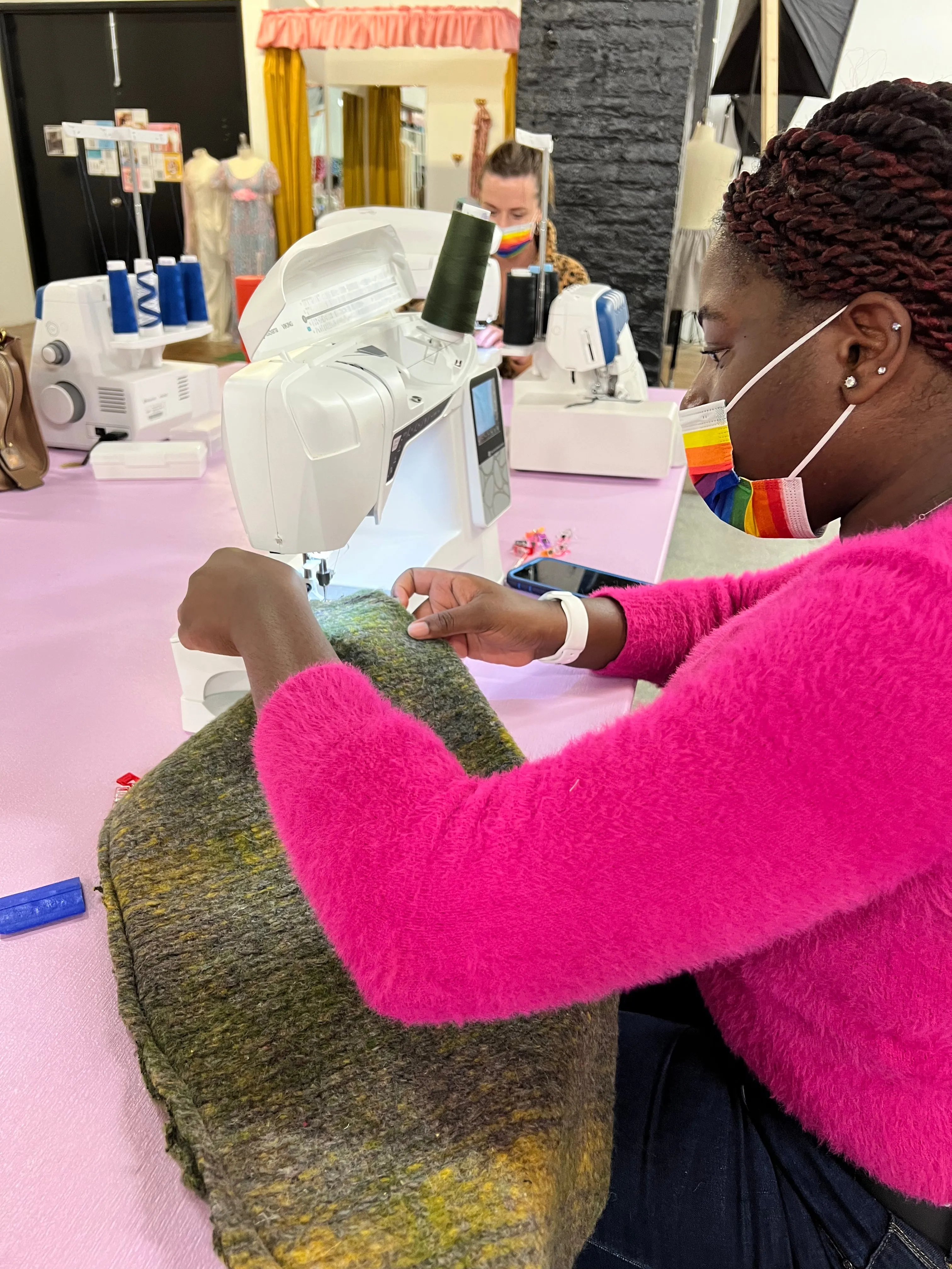 Winter streetwear sewing class