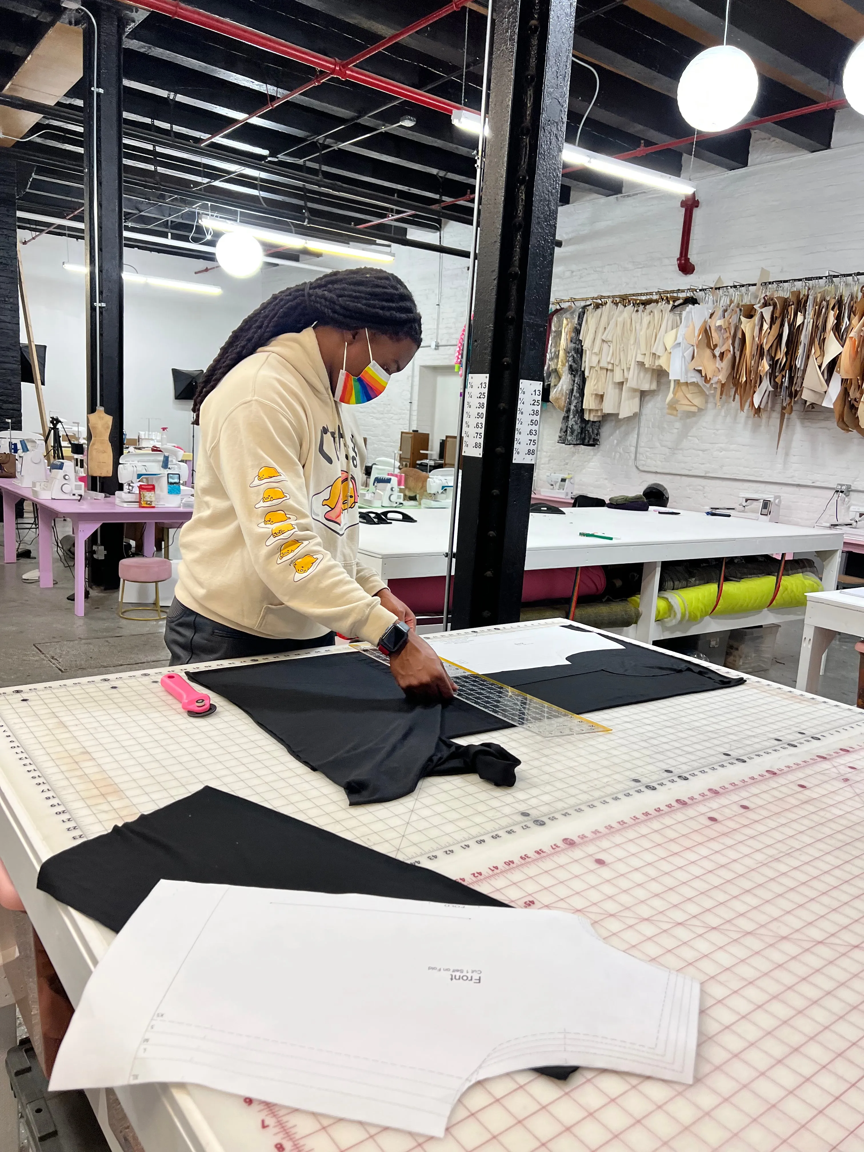 Winter streetwear sewing class