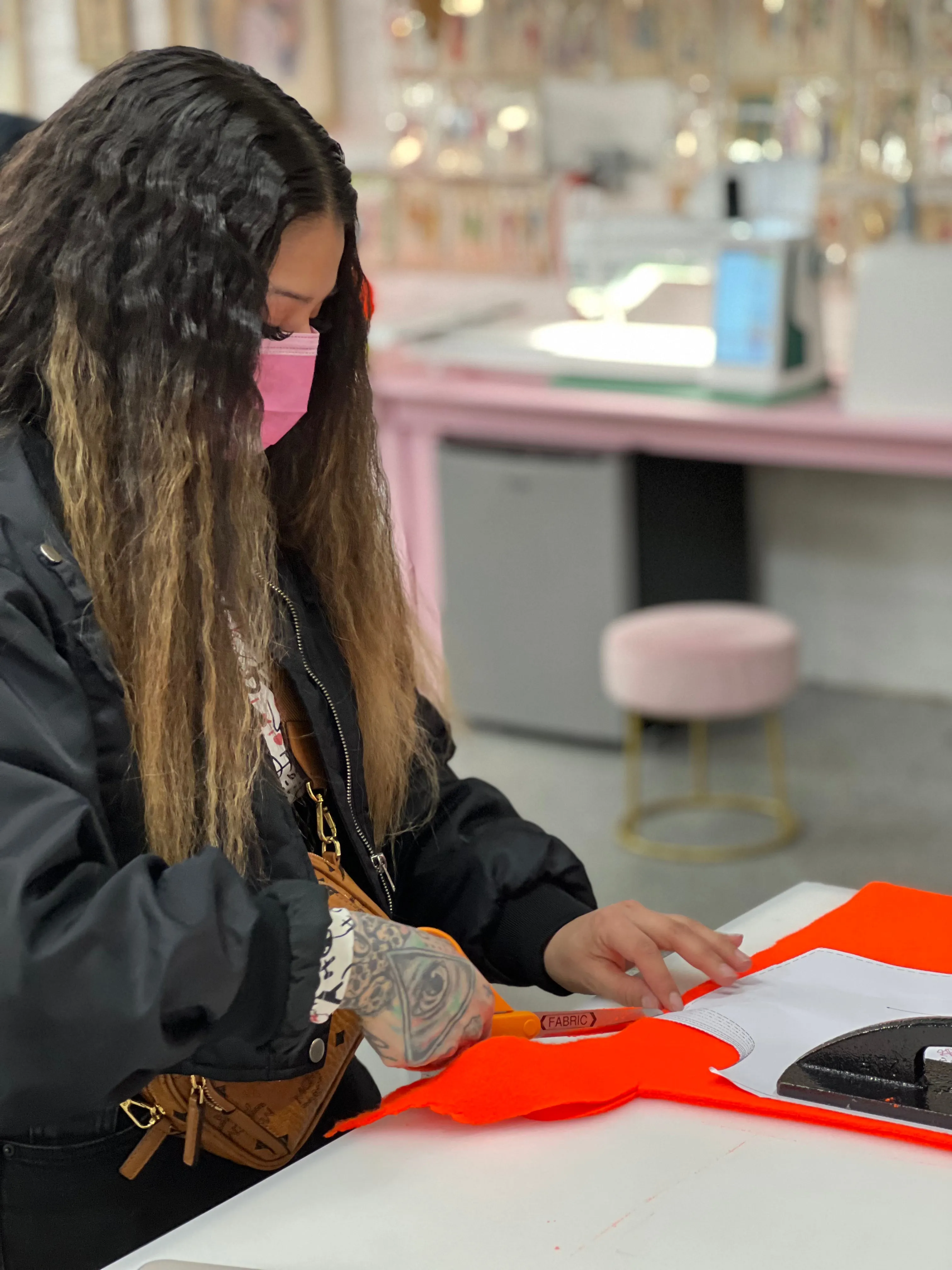 Winter streetwear sewing class