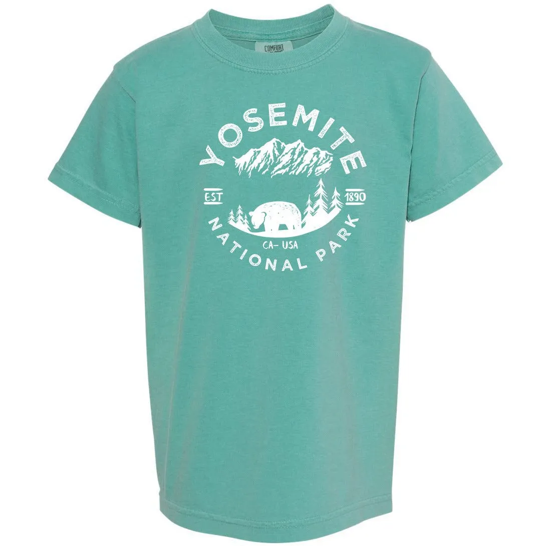 Yosemite National Park Youth Comfort Colors T shirt